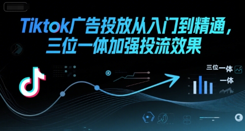 Tiktok广告投放从入门到精通，三位一体加强投流效果 - 严选资源大全 - 严选资源大全