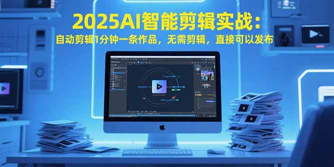 2025AI智能剪辑实战：自动剪辑1分钟一条作品，无需剪辑，直接可以发布 - 严选资源大全 - 严选资源大全