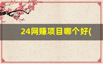 24网赚项目哪个好(24小时赚钱) - 严选资源大全 - 严选资源大全