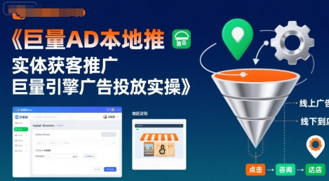 巨量AD本地推实体获客推广，巨量引擎广告投放实操 - 严选资源大全 - 严选资源大全