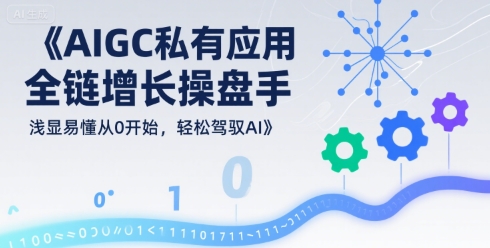 AIGC私有化应用全链增长操盘手，浅显易懂从0开始，轻松驾驭AI - 严选资源大全 - 严选资源大全
