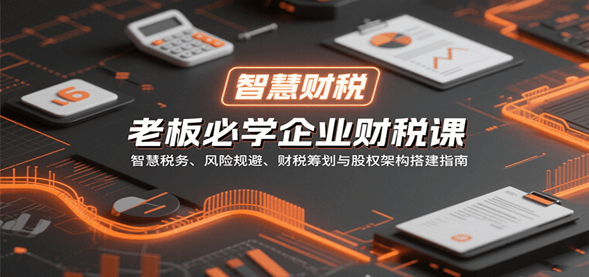 老板必学企业财税课：智慧税务、风险规避、财税筹划与股权架构搭建指南 - 严选资源大全 - 严选资源大全