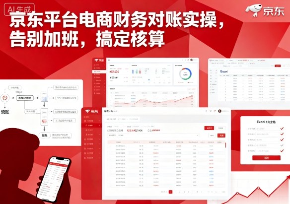 京东平台电商财务对账实操，告别加班，搞定核算 - 严选资源大全 - 严选资源大全