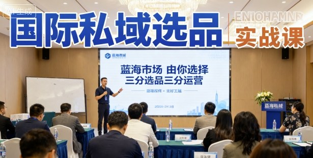 国际私域选品实战课，蓝海市场由你选择，七分选品三分运营 - 严选资源大全 - 严选资源大全