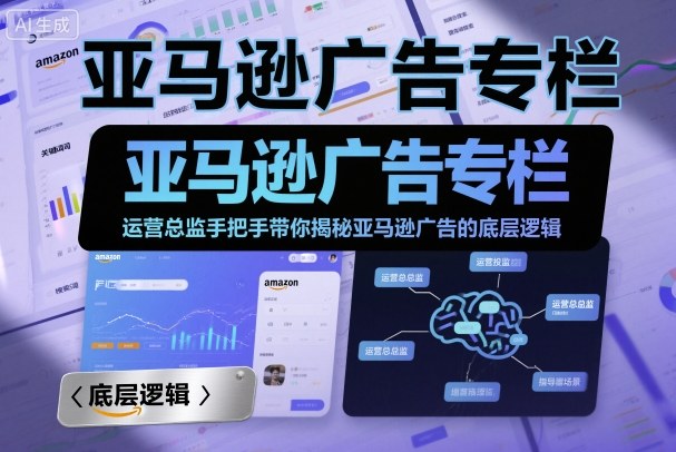 亚马逊广告专栏：运营总监手把手带你揭秘亚马逊广告的底层逻辑 - 严选资源大全 - 严选资源大全