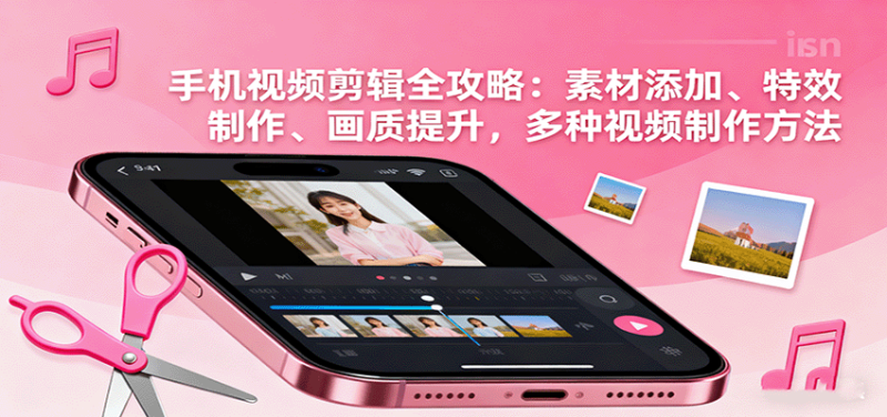 手机视频剪辑全攻略：素材添加、特效制作、画质提升，多种视频制作方法 - 严选资源大全 - 严选资源大全