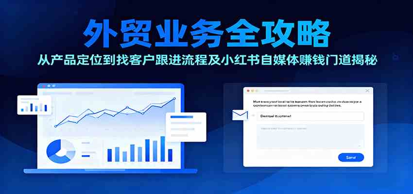 外贸业务全攻略：从产品定位到找客户跟进流程及小红书自媒体赚钱门道揭秘 - 严选资源大全 - 严选资源大全