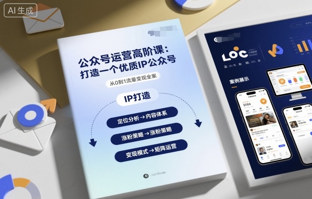 公众号运营高阶课，打造一个优质IP公众号 - 严选资源大全 - 严选资源大全
