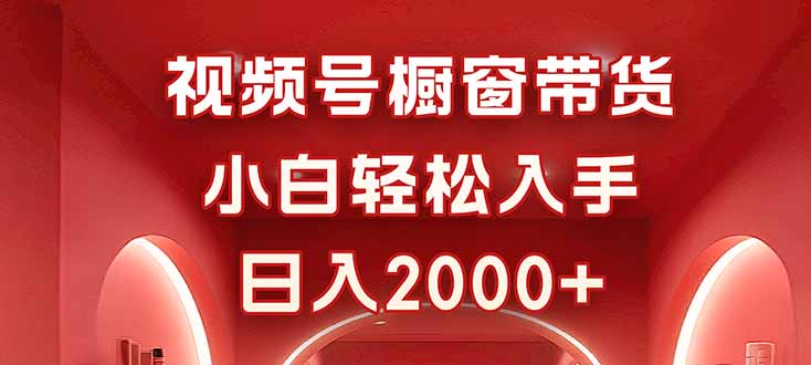 视频号橱窗带货，小白轻松入手，日入2000+ - 严选资源大全 - 严选资源大全