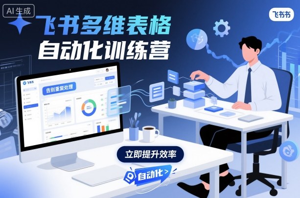 飞书多维表格自动化训练营，手把手教你告别重复处理，用多维表格开启高效办公新模式 - 严选资源大全 - 严选资源大全