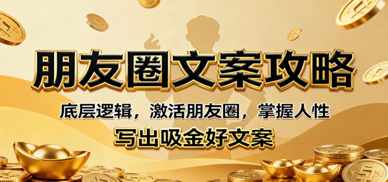 朋友圈文案攻略：底层逻辑，激活朋友圈，掌握人性，写出吸金好文案 - 严选资源大全 - 严选资源大全