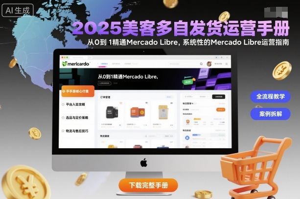 2025美客多自发货运营手册：从0到1精通Mercado Libre，系统性的Mercado Libre运营指南 - 严选资源大全 - 严选资源大全
