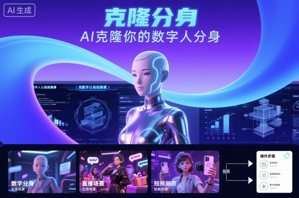 AI数字人认知实操课,克隆你的数字人分身 - 严选资源大全