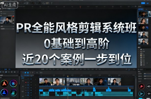 PR全能风格剪辑系统班，0基础到高阶，近20个案例一步到位 - 严选资源大全