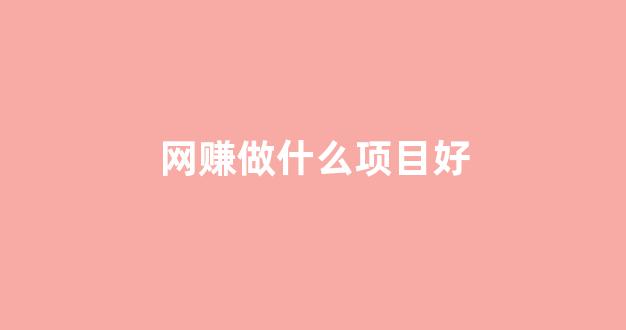 网赚做什么项目好 - 严选资源大全 - 严选资源大全