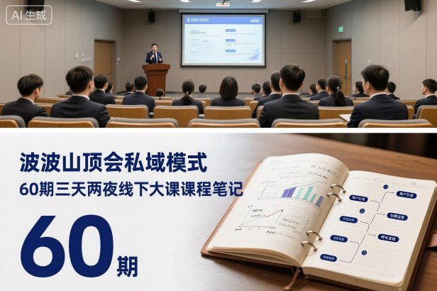 波波山顶会私域模式60期三天两夜线下大课课程笔记(文档) - 严选资源大全 - 严选资源大全