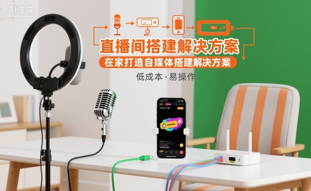 直播间搭建解决方案,在家打造自媒体搭建解决方案 - 严选资源大全
