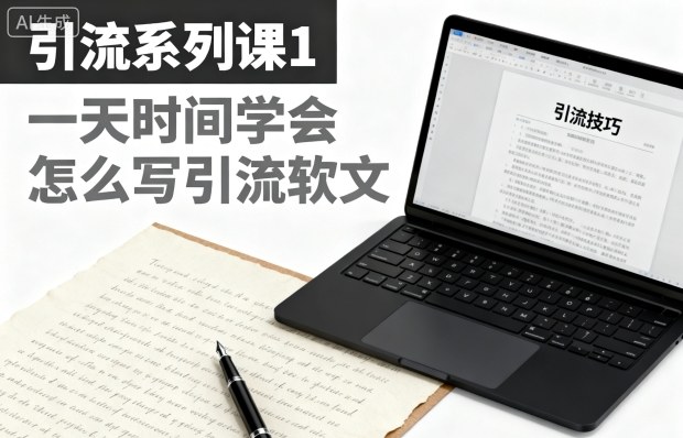 引流系列课1，一天时间学会怎么写引流软文 - 严选资源大全 - 严选资源大全