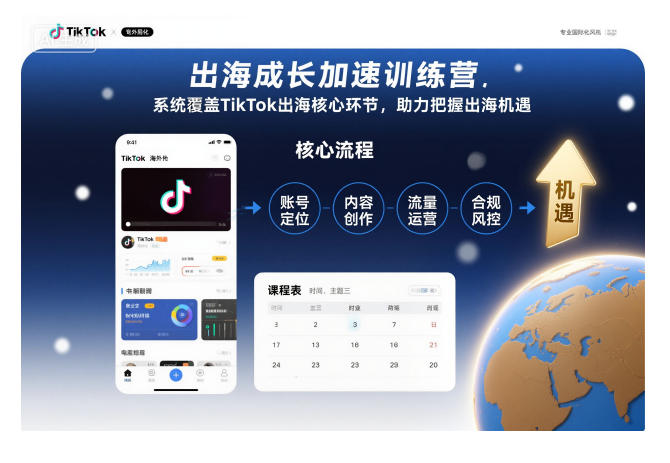 出海成长加速训练营,系统覆盖TikTok出海核心环节,助力把握出海机遇(更新) - 严选资源大全