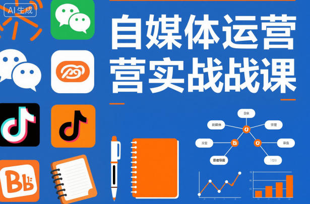 自媒体运营实战课，掌握一套系统的自媒体运营底层方法论，成为优秀的内容创作者 - 严选资源大全