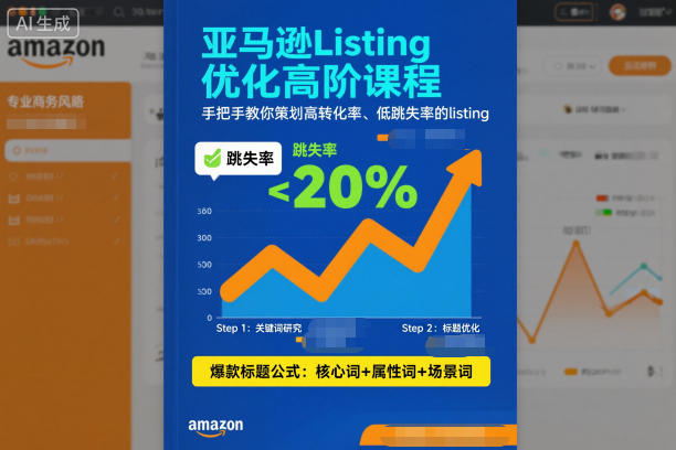 亚马逊Listing优化高阶课程，手把手教你策划高转化率、低跳失率的listing - 严选资源大全