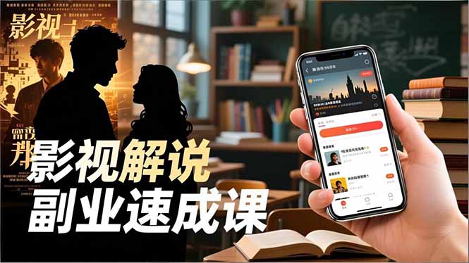 Tk影视解说副业速成课,软件安装、全流程实操、爆款预设,新手两周变现 - 严选资源大全