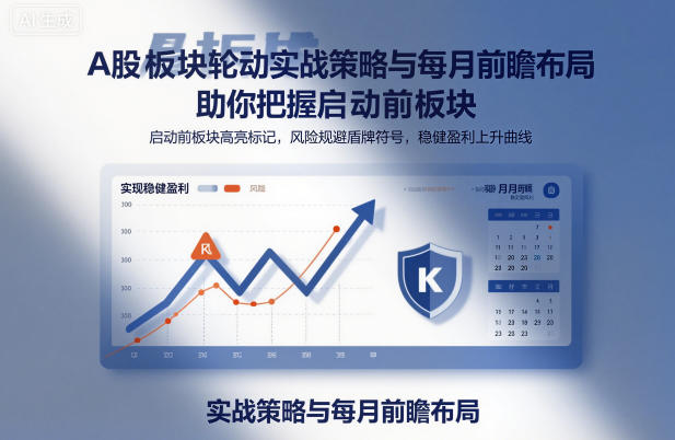 A股板块轮动实战策略与每月前瞻布局,助你把握启动前板块,规避风险,实现稳健盈利 - 严选资源大全
