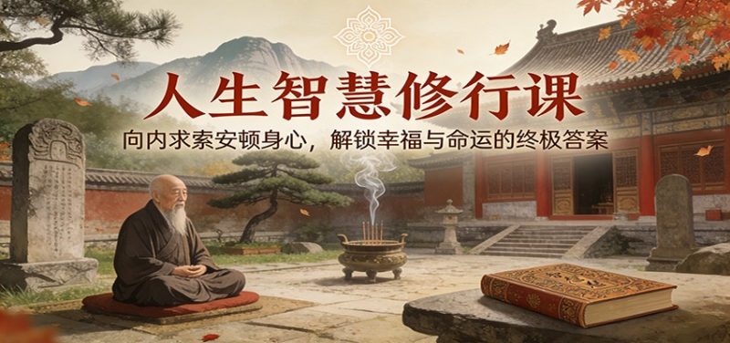 人生智慧修行课：向内求索安顿身心，解锁幸福与命运的终极答案 - 严选资源大全 - 严选资源大全