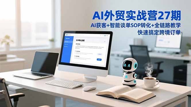 AI外贸实战营27期，AI获客+智能谈单+SOP转化+全链路教学，快速搞定跨境订单 - 严选资源大全 - 严选资源大全