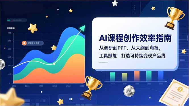 AI课程创作效率指南，从调研到PPT、从大纲到海报，工具赋能，打造可持续变现产品线 - 严选资源大全