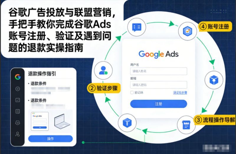 谷歌广告投放与联盟营销,手把手教你完成谷歌Ads账号注册、验证及遇到问题的退款实操指南 - 严选资源大全 - 严选资源大全