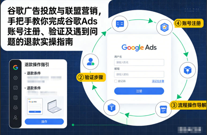 谷歌广告投放与联盟营销，手把手教你完成谷歌Ads账号注册、验证及遇到问题的退款实操指南 - 严选资源大全