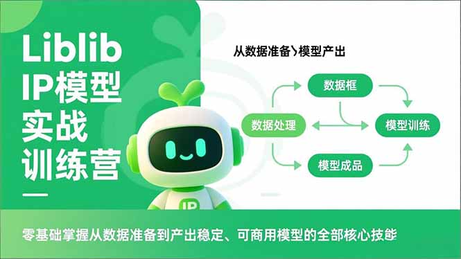 Liblib IP模型实战训练营，零基础掌握从数据准备到产出稳定、可商用模型的全部核心技能 - 严选资源大全