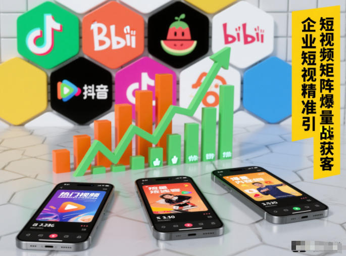企业短视频精准引流矩阵获客,短视频矩阵爆量战法 - 严选资源大全