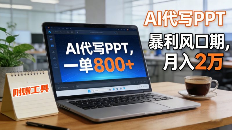 AI 代写做 PPT！一单狂赚 800+，风口期月入 2 万(工具 + 提示词直接送) - 严选资源大全 - 严选资源大全