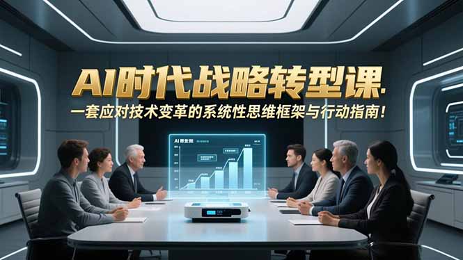 AI时代战略转型课：一套应对技术变革的系统性思维框架与行动指南！ - 严选资源大全
