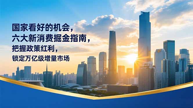 某付费文章：国家看好的机会，六大新消费掘金指南，把握政策红利，锁定万亿级增量市场 - 严选资源大全