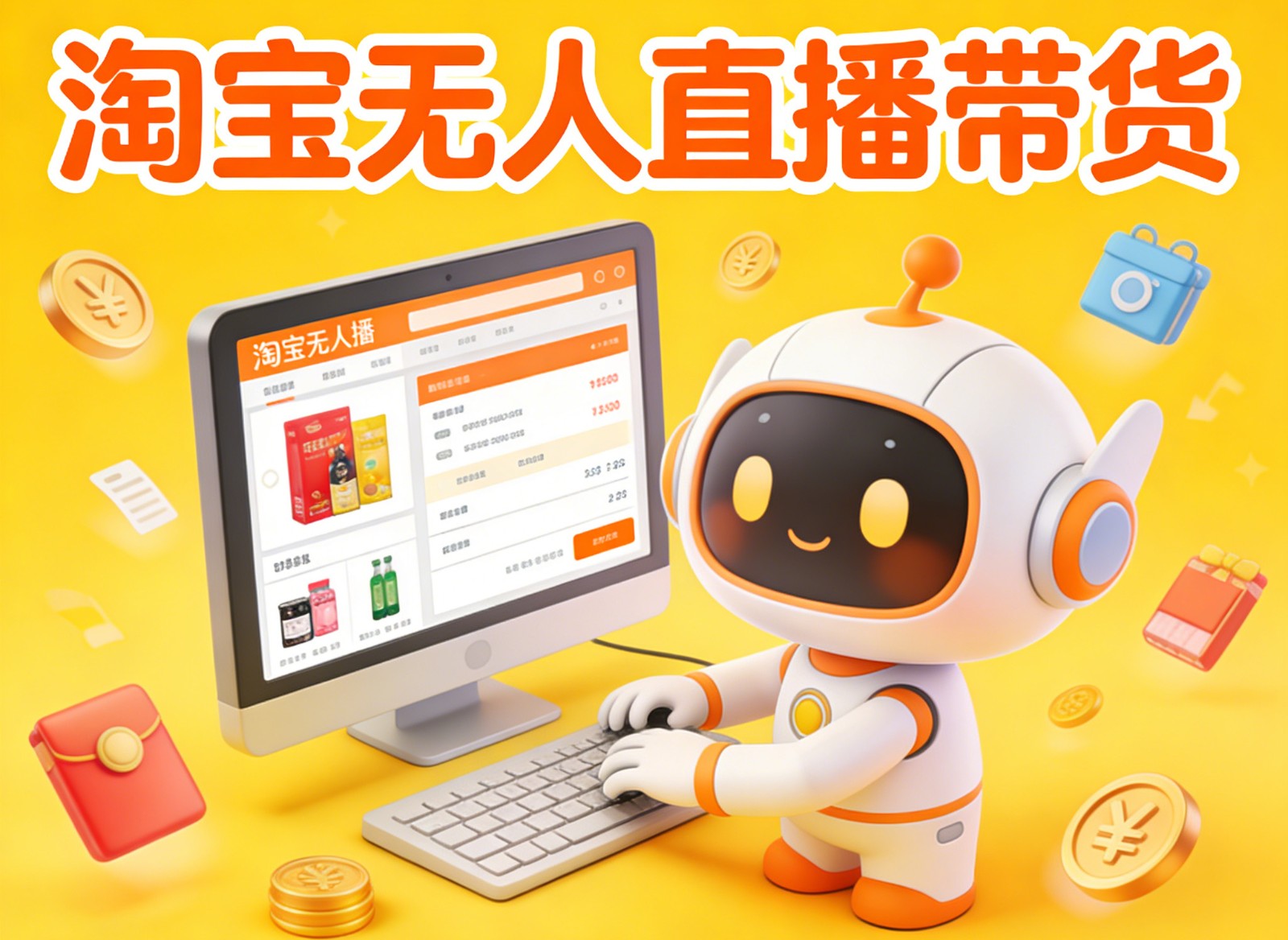 淘宝无人直播带货,24小时自动卖货,月佣金1W+,不违规不封号,不用露脸 - 严选资源大全