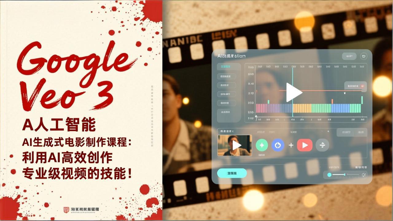 Google Veo 3人工智能AI生成式电影制作课程:利用AI高效创作专业级视频的技能! - 严选资源大全