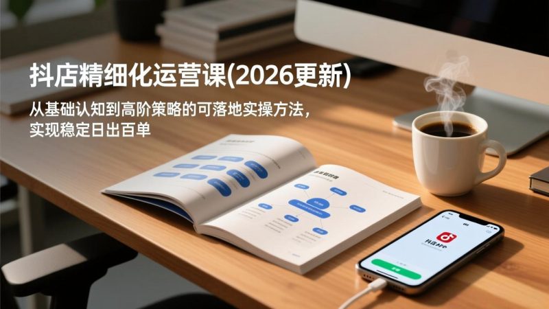 抖店精细化运营课(2026更新 - 严选资源大全 - 严选资源大全