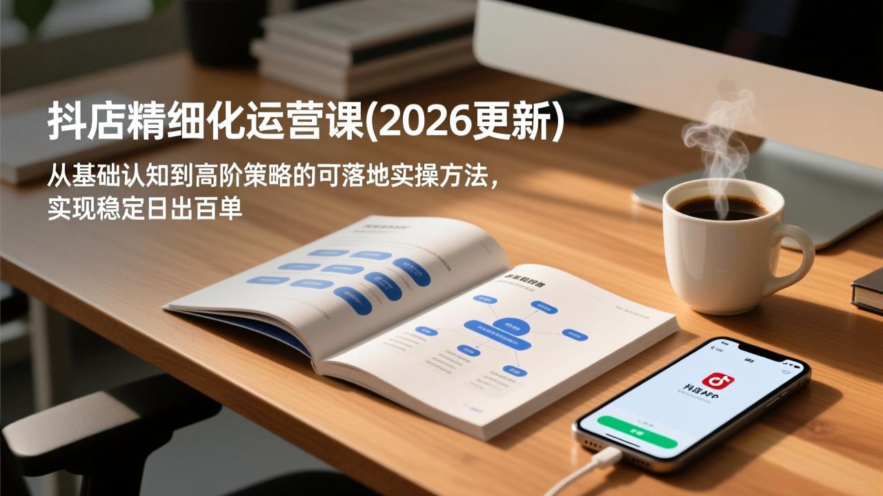 抖店精细化运营课(2026更新 - 严选资源大全