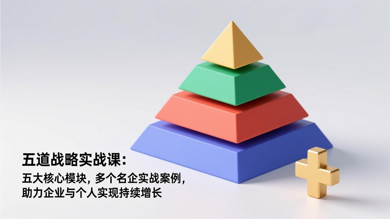 五道战略实战课：五大核心模块，多个名企实战案例，助力企业与个人实现持续增长 - 严选资源大全