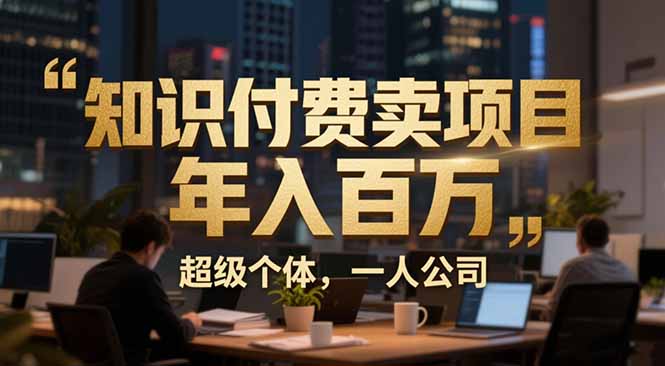 从0到年入百万：超级个体实战心得公开，个人IP×精准引流×成交系统全拆解 - 严选资源大全