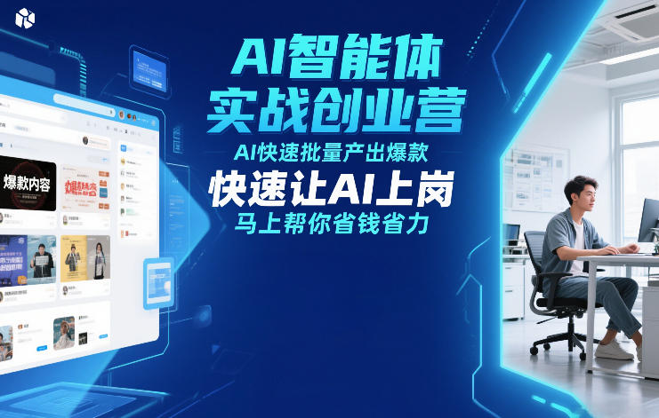AI智能体实战创业营12月23-25号线下课，AI快速批量产出爆款，快速让AI上岗，马上帮你省钱省力 - 严选资源大全