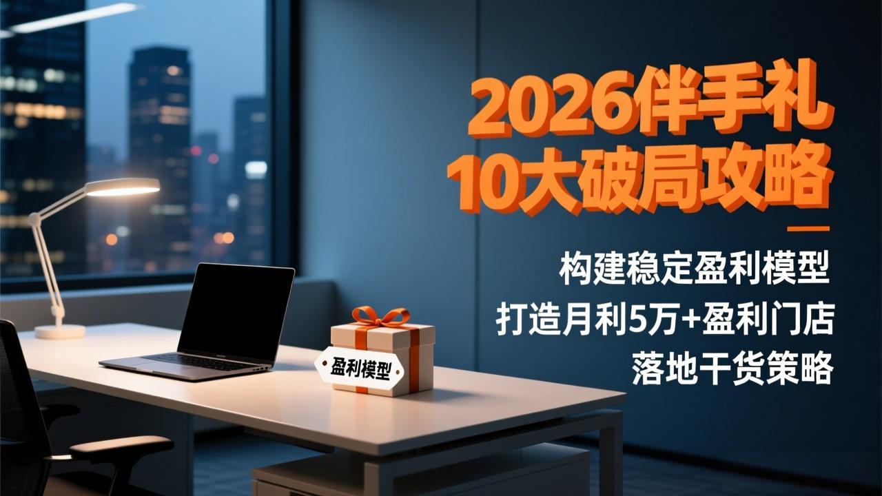 2026伴手礼10大破局攻略:构建稳定盈利模型,打造月利5万+盈利门店,落地干货策略 - 严选资源大全