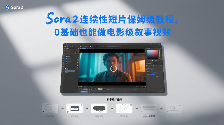 Sora2连续性短片保姆级教程，0基础也能做电影级叙事视频 - 严选资源大全