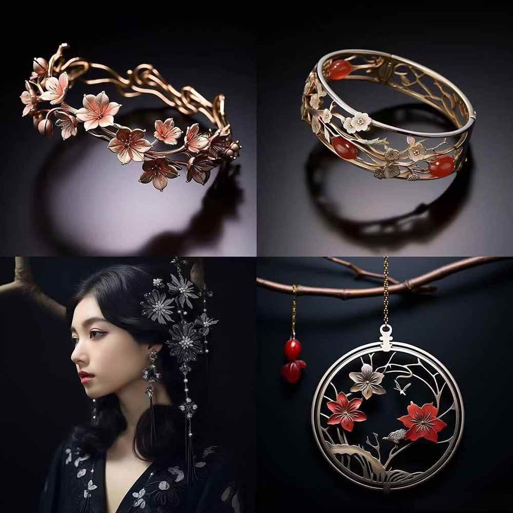 图片[5] - 463个Midjourney珠宝摄影提示词：覆盖全品类珠宝，AI设计秒出专业效果 - 严选资源大全 - 严选资源大全