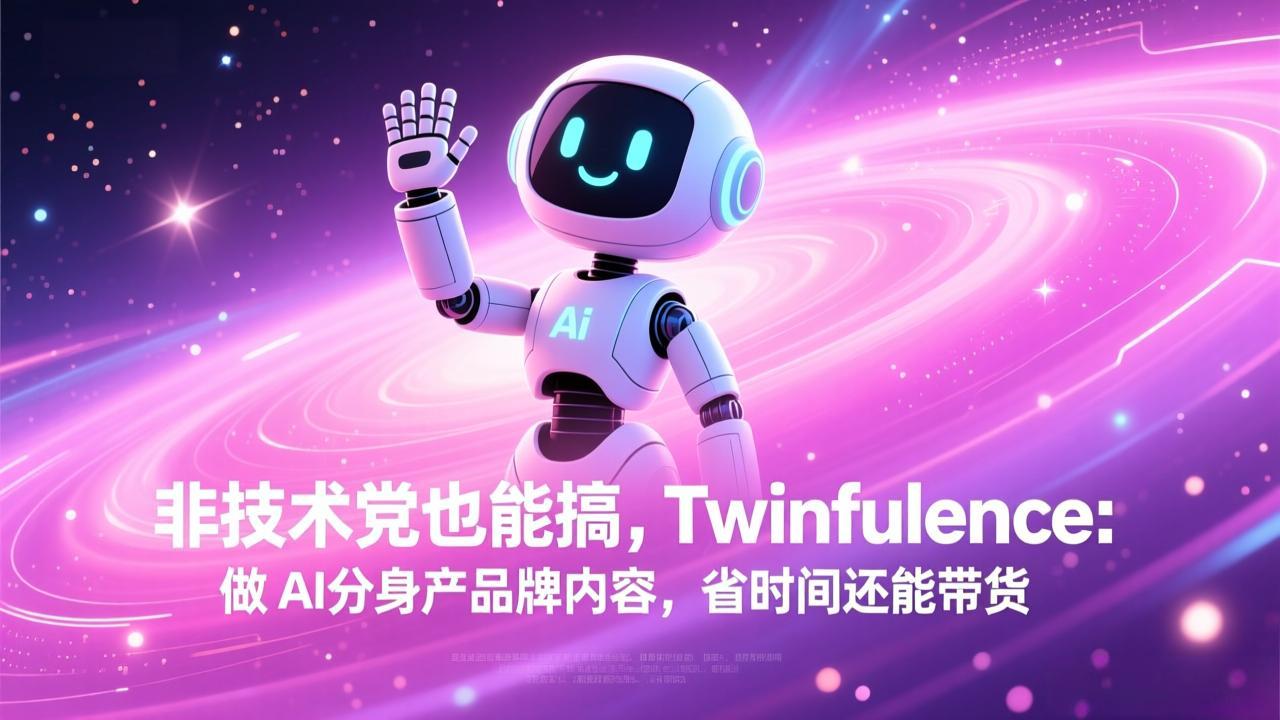 非技术党也能搞!Twinfluence:做 AI 分身产品牌内容,省时间还能带货 - 严选资源大全