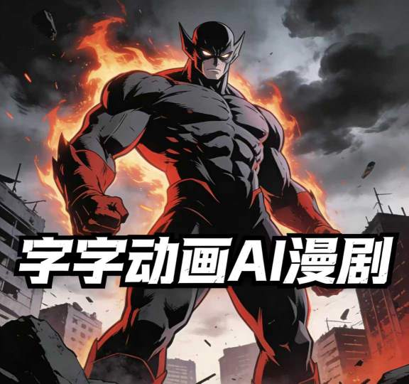 字字动画AI漫剧2026年第1期系统课程，小白看完就能学会实操的漫剧课，单人月收1-3W - 严选资源大全