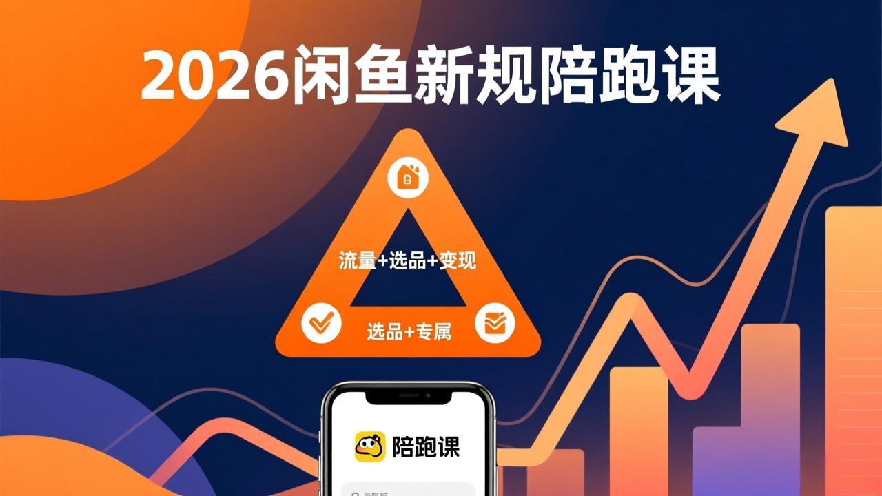 2026闲鱼高阶陪跑课全新上线,带你吃透新规玩转选品流量,从零搭建稳定变现盈利体系 - 严选资源大全